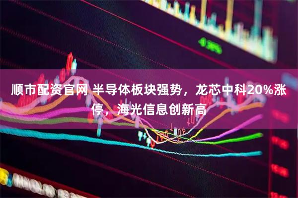 顺市配资官网 半导体板块强势，龙芯中科20%涨停，海光信息创新高